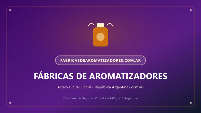 Composición visual de Fábricas De Aromatizadores para el portal fabricasdearomatizadores.com.ar